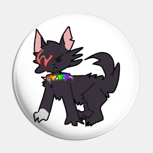 Rainbow emo scourge Pin