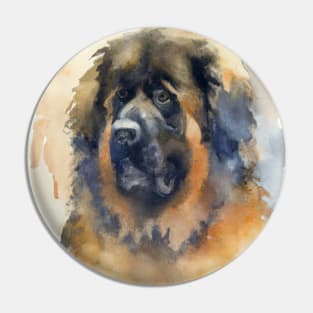 Leonberger Watercolor - Dog Lovers Pin