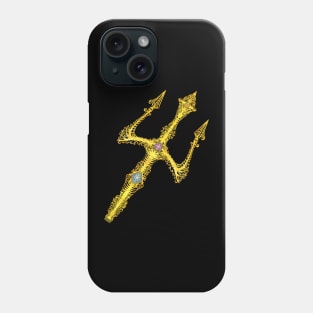 Poseidon trident fork Phone Case