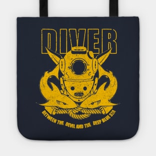 Blue & Gold Diver Tote