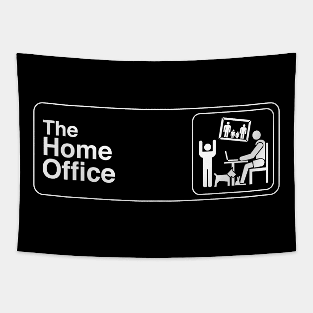 The Home Office Tapestry by ClayGrahamArt