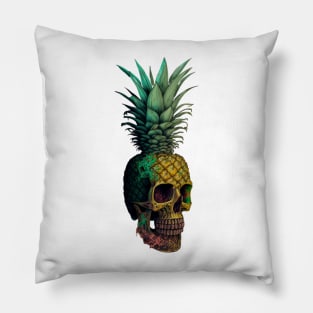 Pineapple Skull Pillow