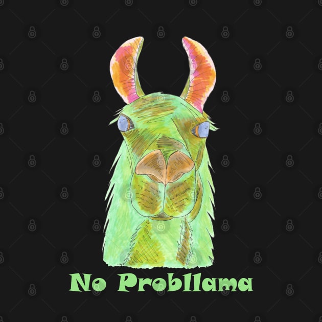 No Probllama by Maries Papier Bleu