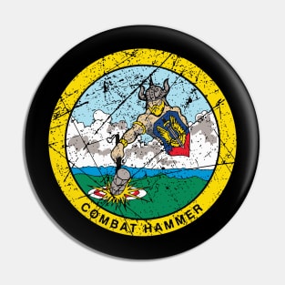 Combat Hammer Air to Ground Insignia Pin