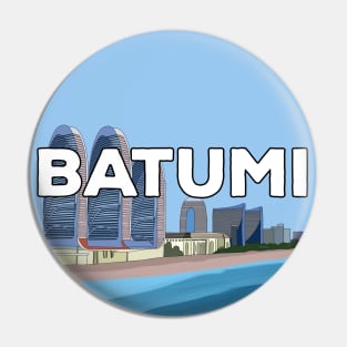 Batumi City Georgia Pin