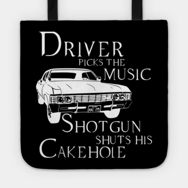 Supernatural Winchester Baby Carry On My Wayward Son Supernatural Tote Teepublic