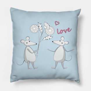 mouses with love Pillow