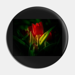 Red Tulip Pin