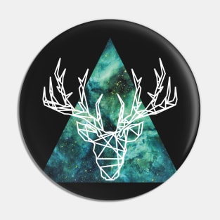 Galaxy Deer Pin