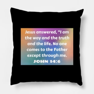 Bible Verse John 14:6 Pillow