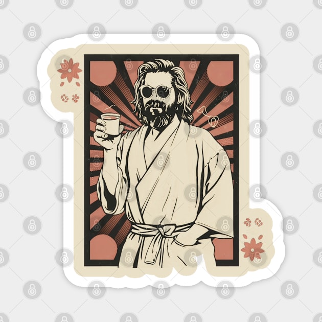 big lebowski the dude abides Magnet by Aldrvnd