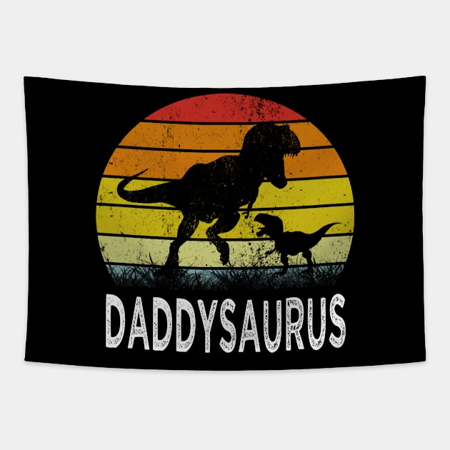 daddysaurus Tapestry by Leosit