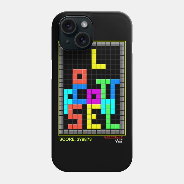 Tetris self control Phone Case by Meakm