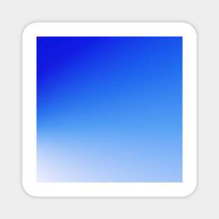 BLUE WHITE GRADIENT TEXTURE Magnet