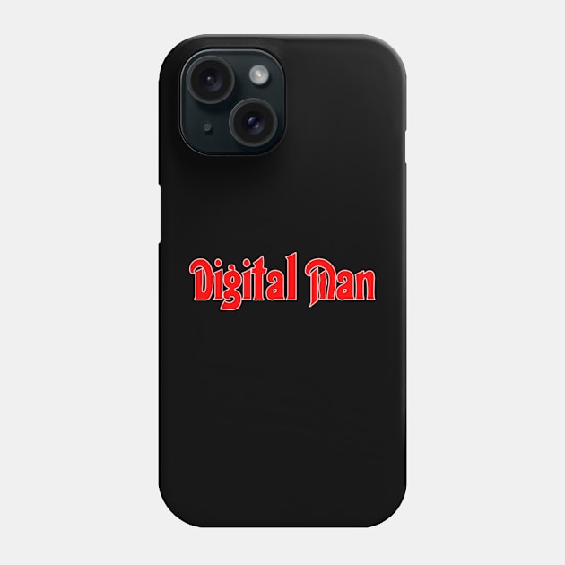 Digital Man Phone Case by RetroZest