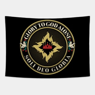 Glory to God alone Tapestry