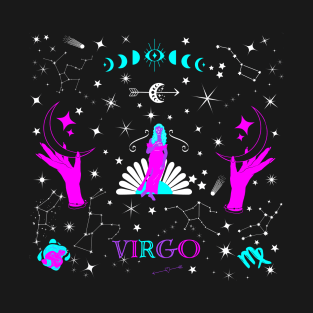 Virgo Zodiac Design T-Shirt