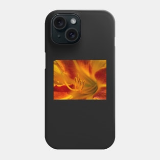 Orange Amaryllis Lily Phone Case