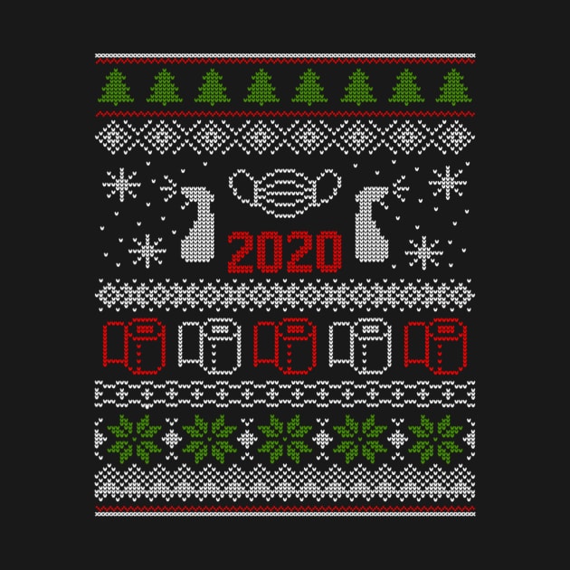 Ugly Christmas Sweater 2020 Toilet Paper Pandemic Funny Xmas Gifts Shirt by Bruna Clothing