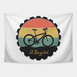 Bicyclist Tapestry