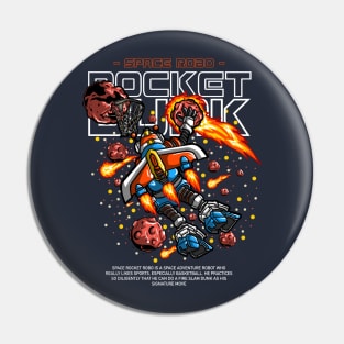 Space Robo : Rocket Dunk Pin