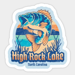 Lake Gaston North Carolina Virginia Fish Sticker for Sale by esskay