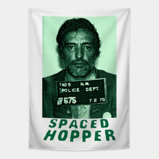 Spaced Hopper leaf green Tapestry