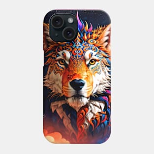 Celestial Doggon - Trippy Psychedelic Art Phone Case