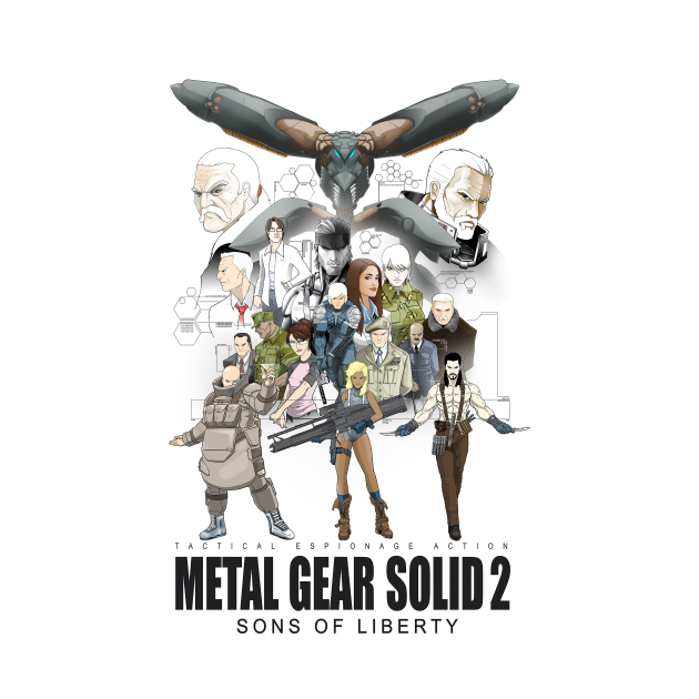 metal gear solid 2 shirt