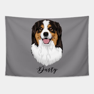 Dusty with Name Tapestry