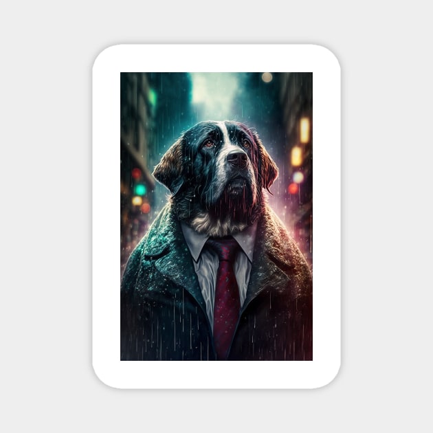 Dog Wick #4 Magnet by aifuntime