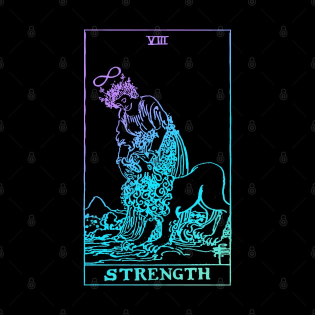 Strength Tarot Card by srojas26