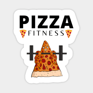 Pizza fitness funny workout Magnet