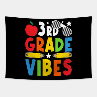 3rd Grade Vibes Teachers Boys Girls Funny Back To School Tapestry