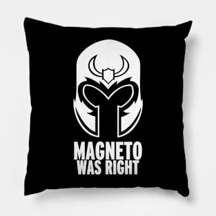 White Magneto Helmet Pillow