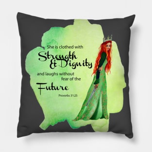 Strength and Dignity Pillow