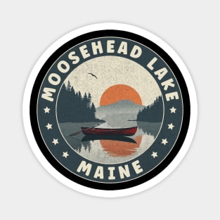 Moosehead Lake Maine Sunset Magnet