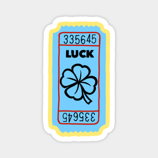 Luck Ticket Magnet