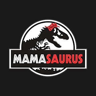 Mamasaurus T Rex Dinosaur Mama Saurus Family Matching T-Shirt