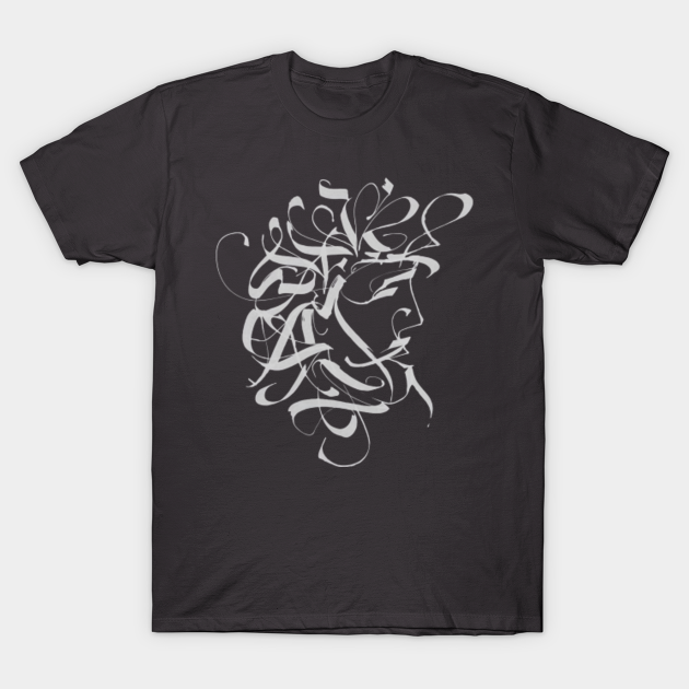 Discover Dark Calligraphy T-Shirt - Calligraphy - T-Shirt