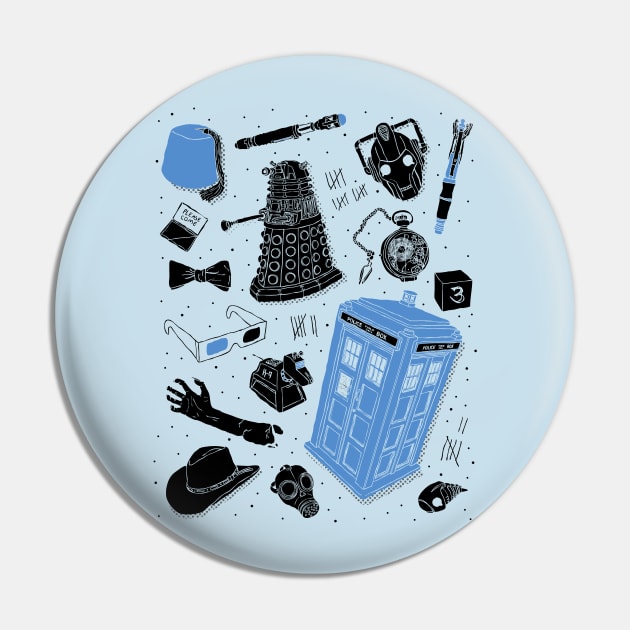 Artifacts: Doctor Who Pin by joshln