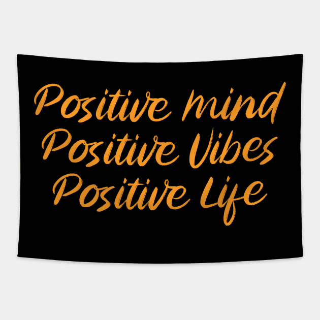 Positive Vibes Tapestry by attire zone