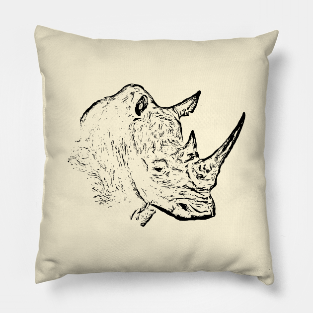 rhino pillow