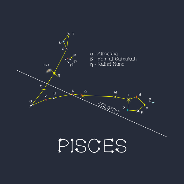 Zodiac Constellation PISCES by funfun