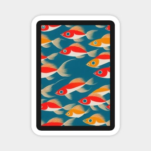 Fish pattern, a perfect gift for Anglers, Fisherman or any Nature Lover #1 Magnet