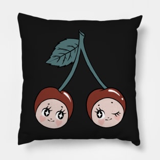 Cherry twin babies Pillow