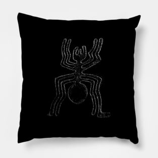 Nazca Lines, Spider, Pre Columbian, Paracas Culture Pillow