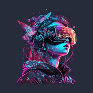 Cyberpunk VR Girl T-Shirt