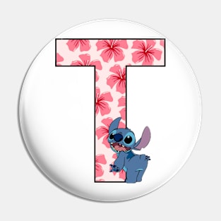 Stitch letter Pin