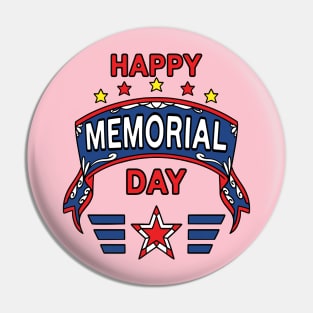 Happy memorial day Pin